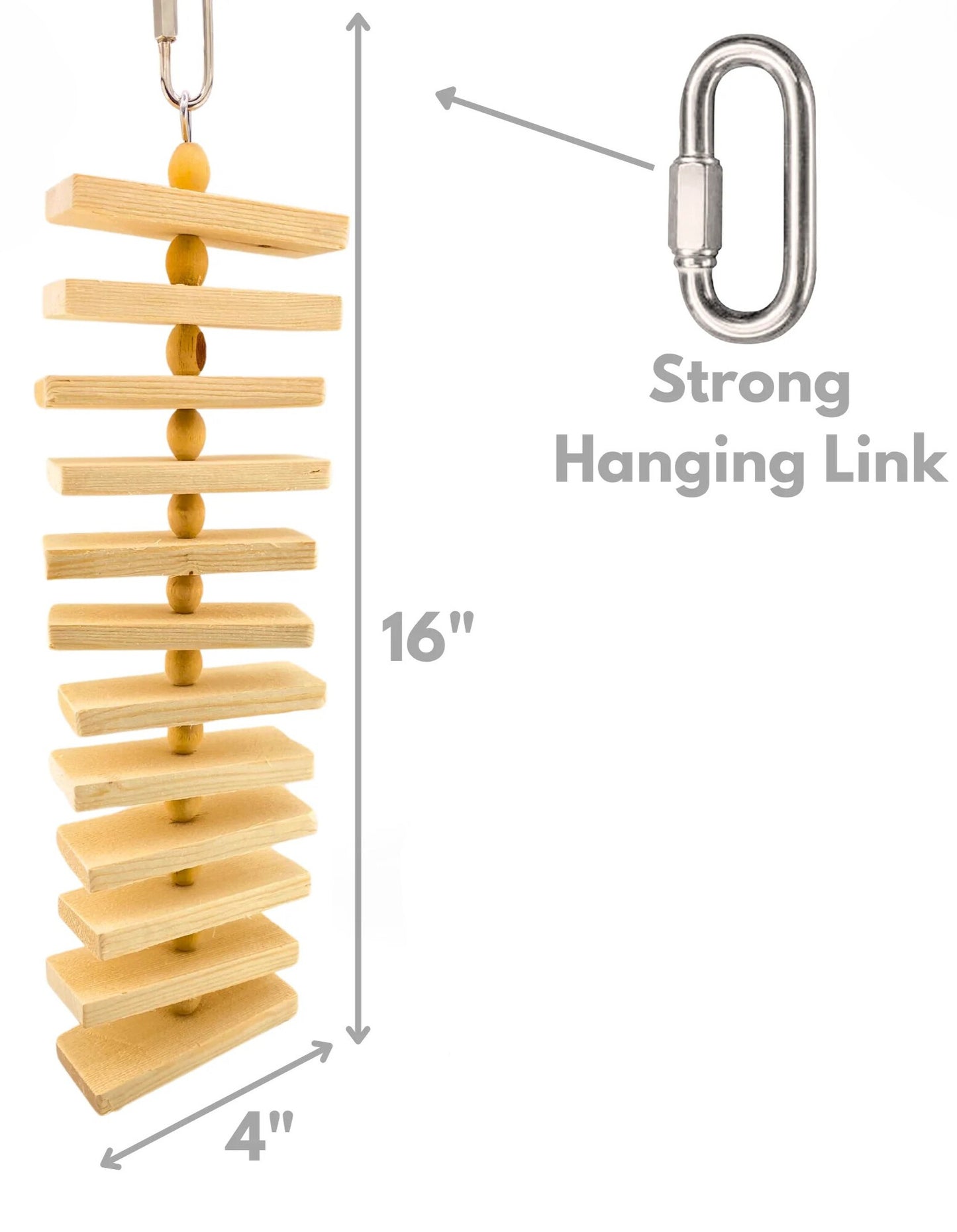 Natural Slat Chewer Toy image 2