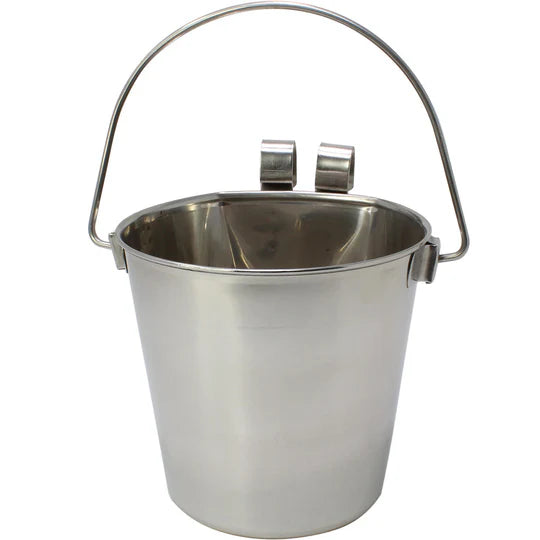 Stainless Steel Flat Sided Hook Bucket image 0