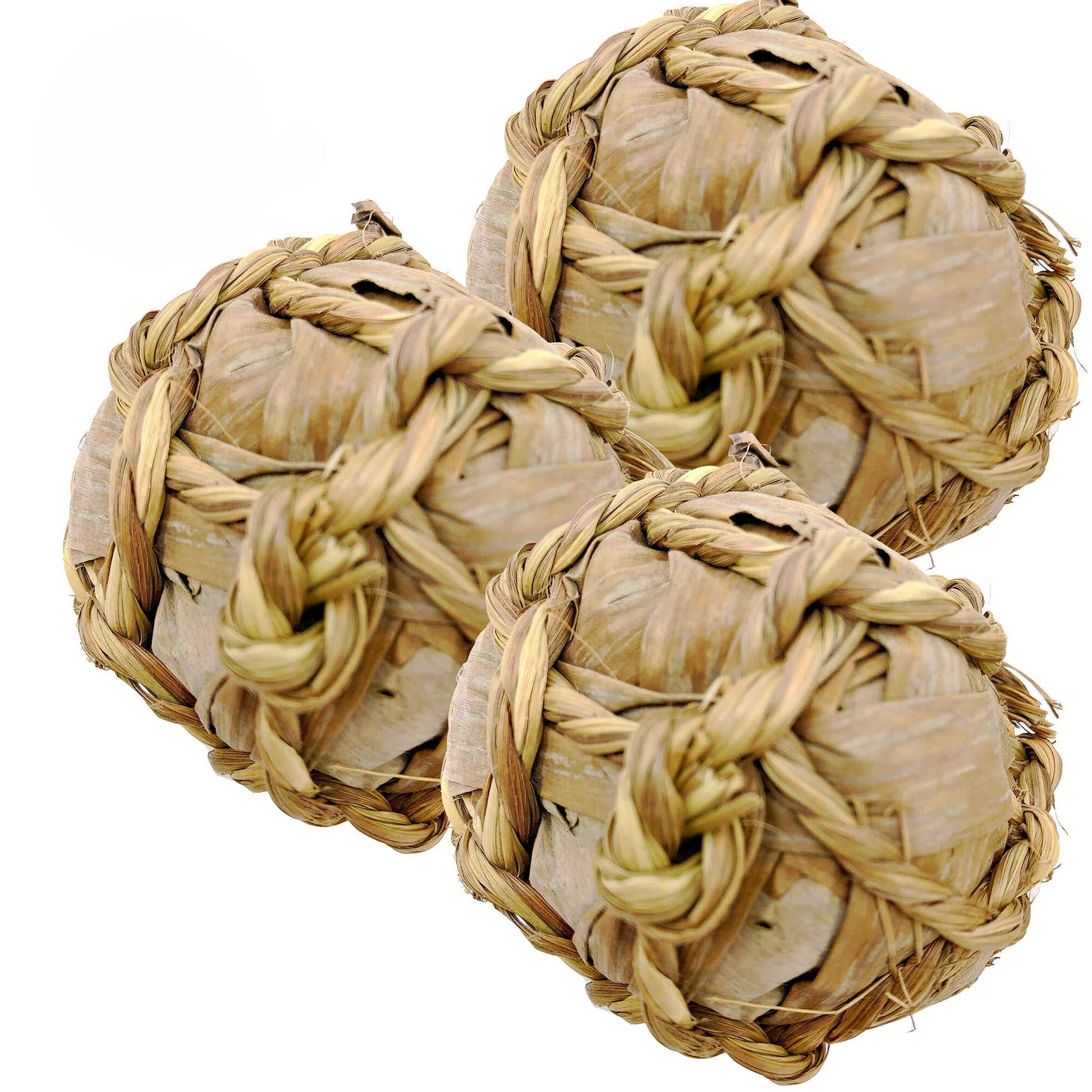 Natural Banana Leaf Balls (3pk) image 1