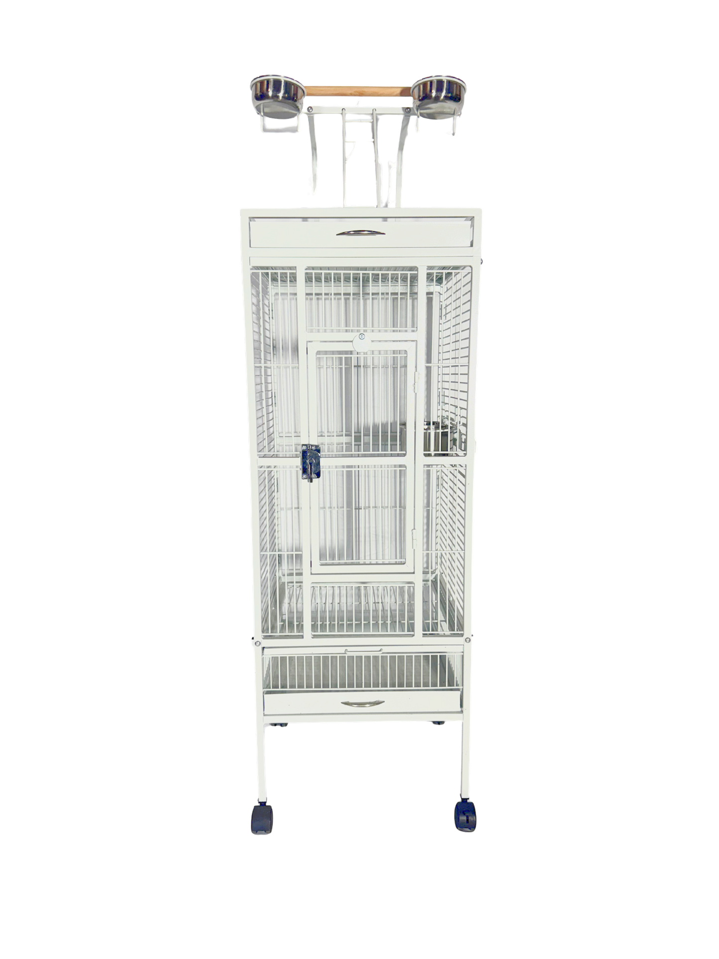 Medium Parrot Play Top Cage White image 0