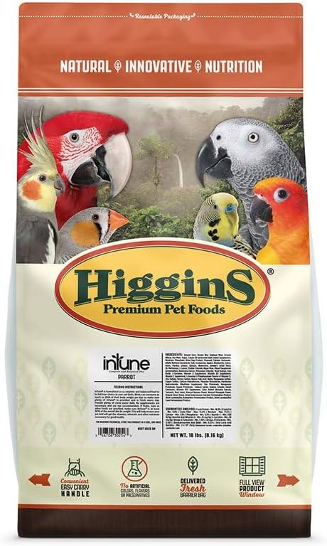 Higgins InTune Natural - Parrot Food image 1