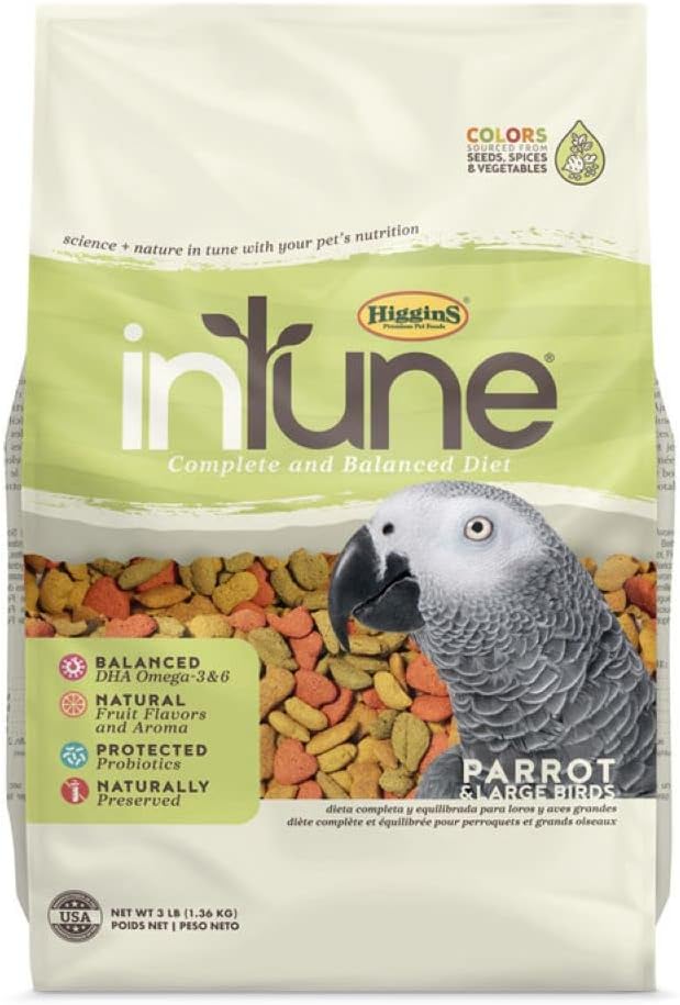 Higgins InTune Natural - Parrot Food image 0
