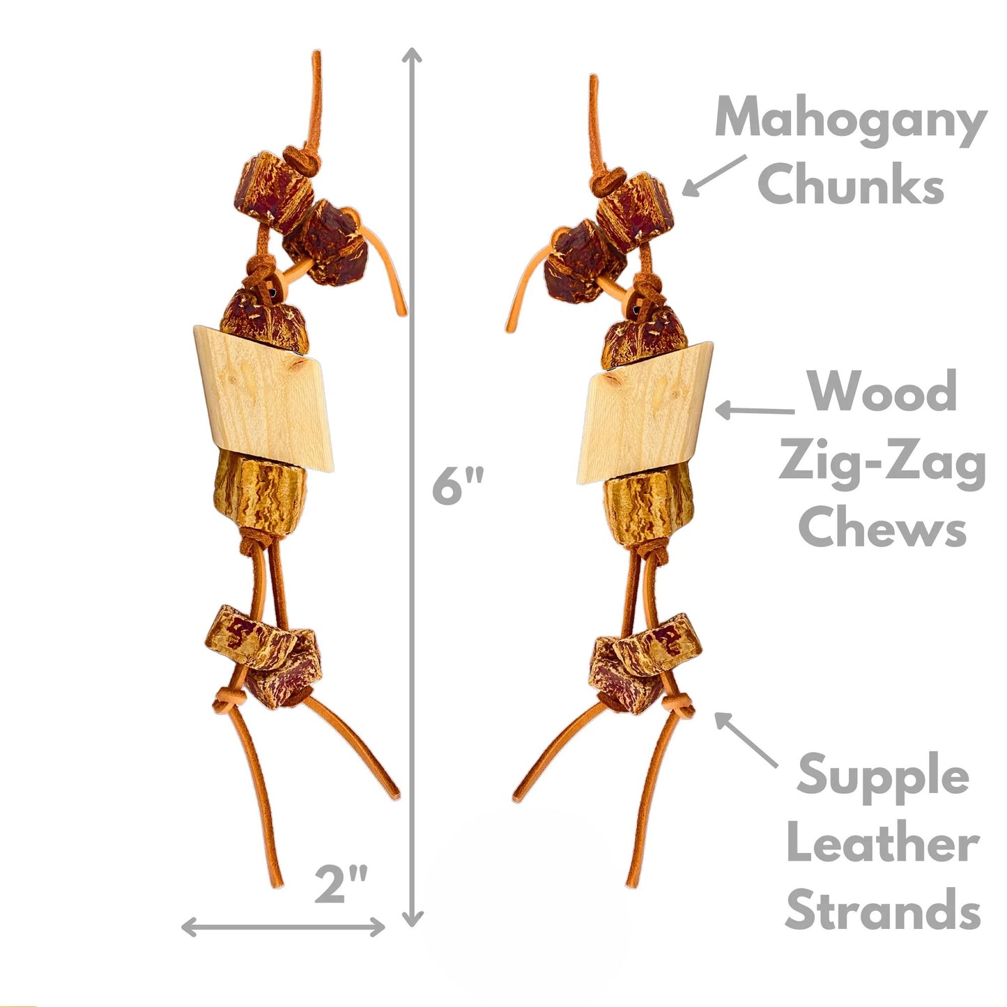 Natural Zig-Zag Nibbles (2pk) image 2