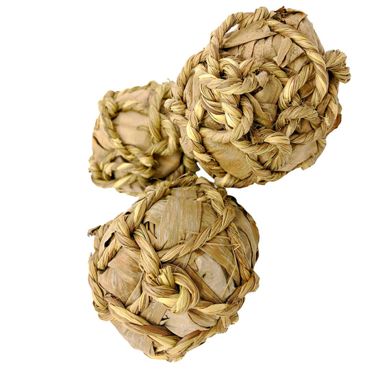 Natural Banana Leaf Balls (3pk) image 0