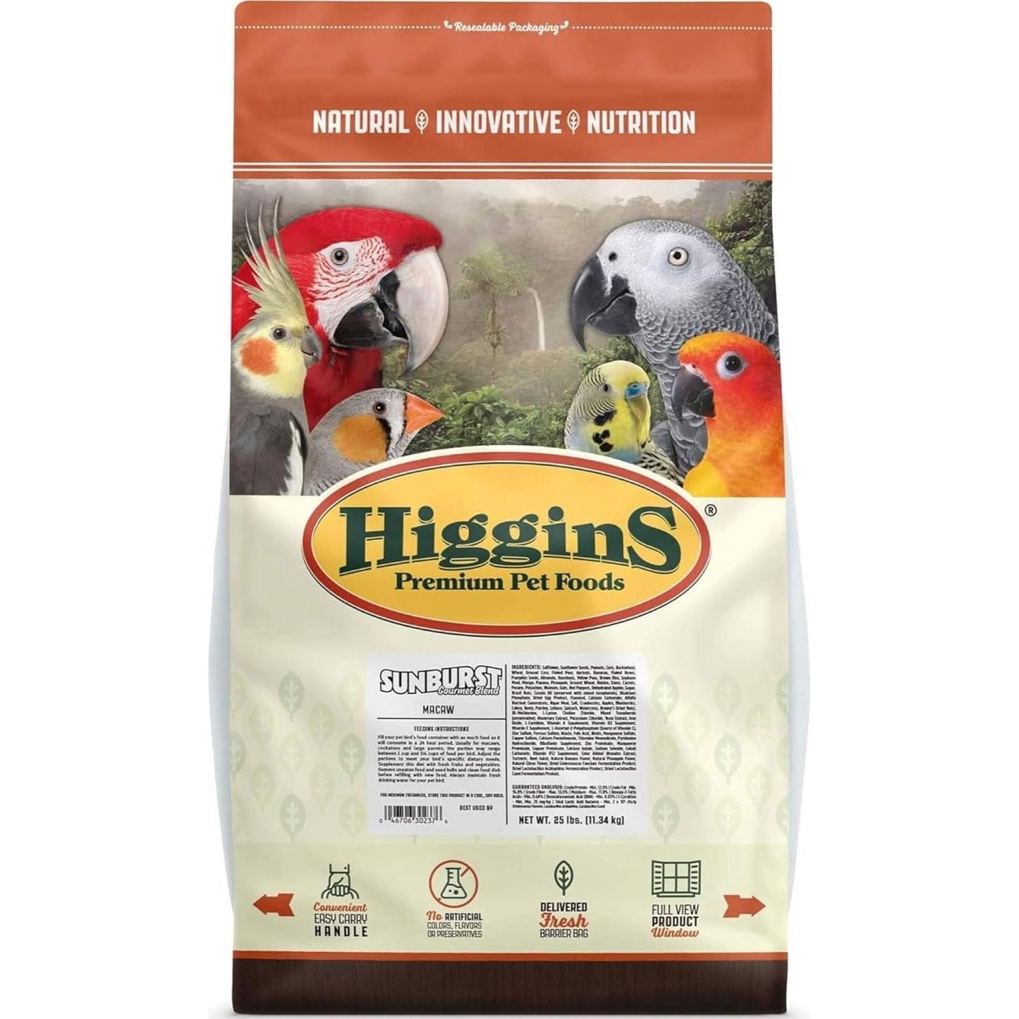 Higgins Sunburst - Macaw Food image 1