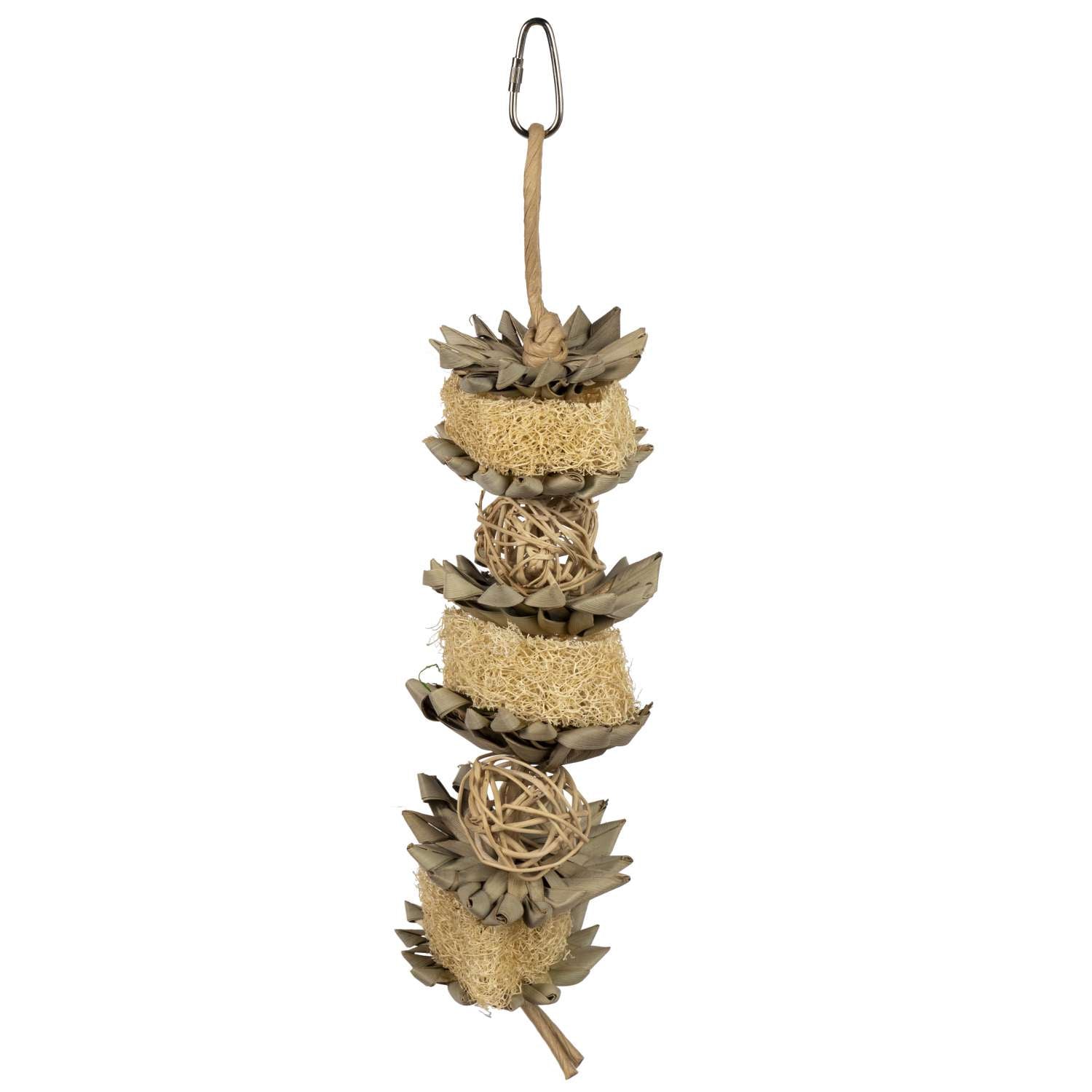 Flowers and Cubes Bird Toy