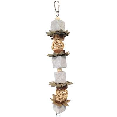 Lava Cubes and Spheres Bird Toy