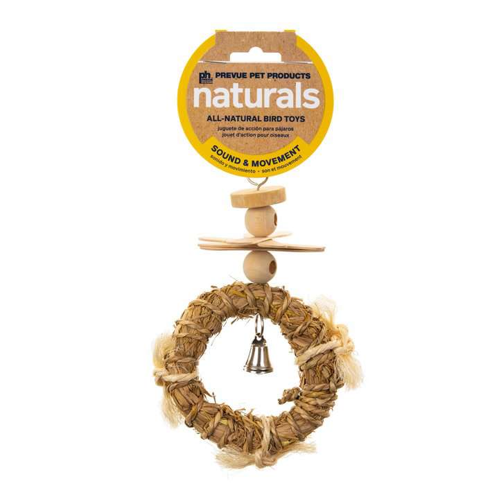 Prevue Pet Products naturals all-natural bird toy on a white background