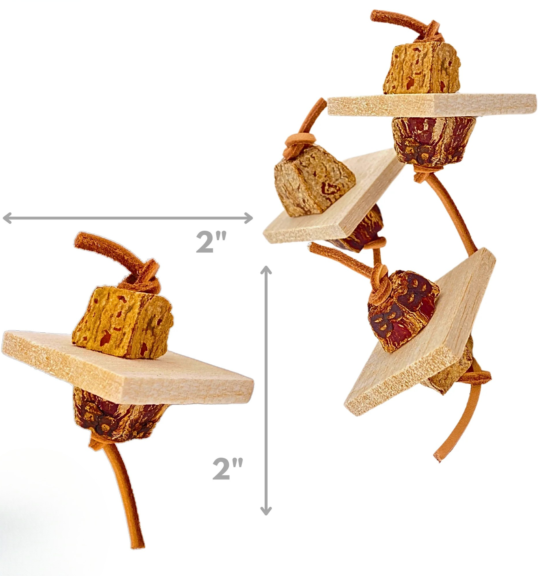 Balsa & Bark Chew Foot Toys (3pk) image 1