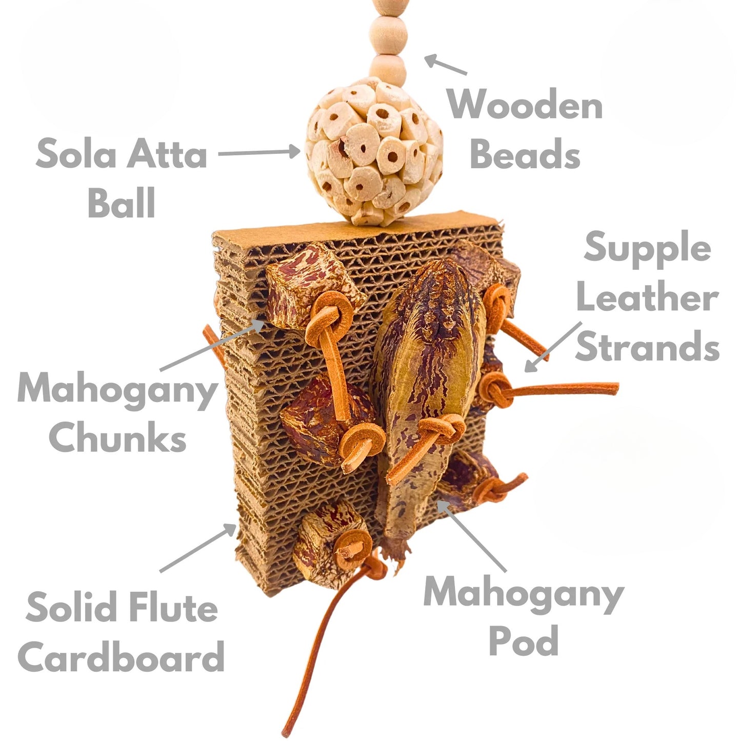 Mahogany Forage Block Toy image 1