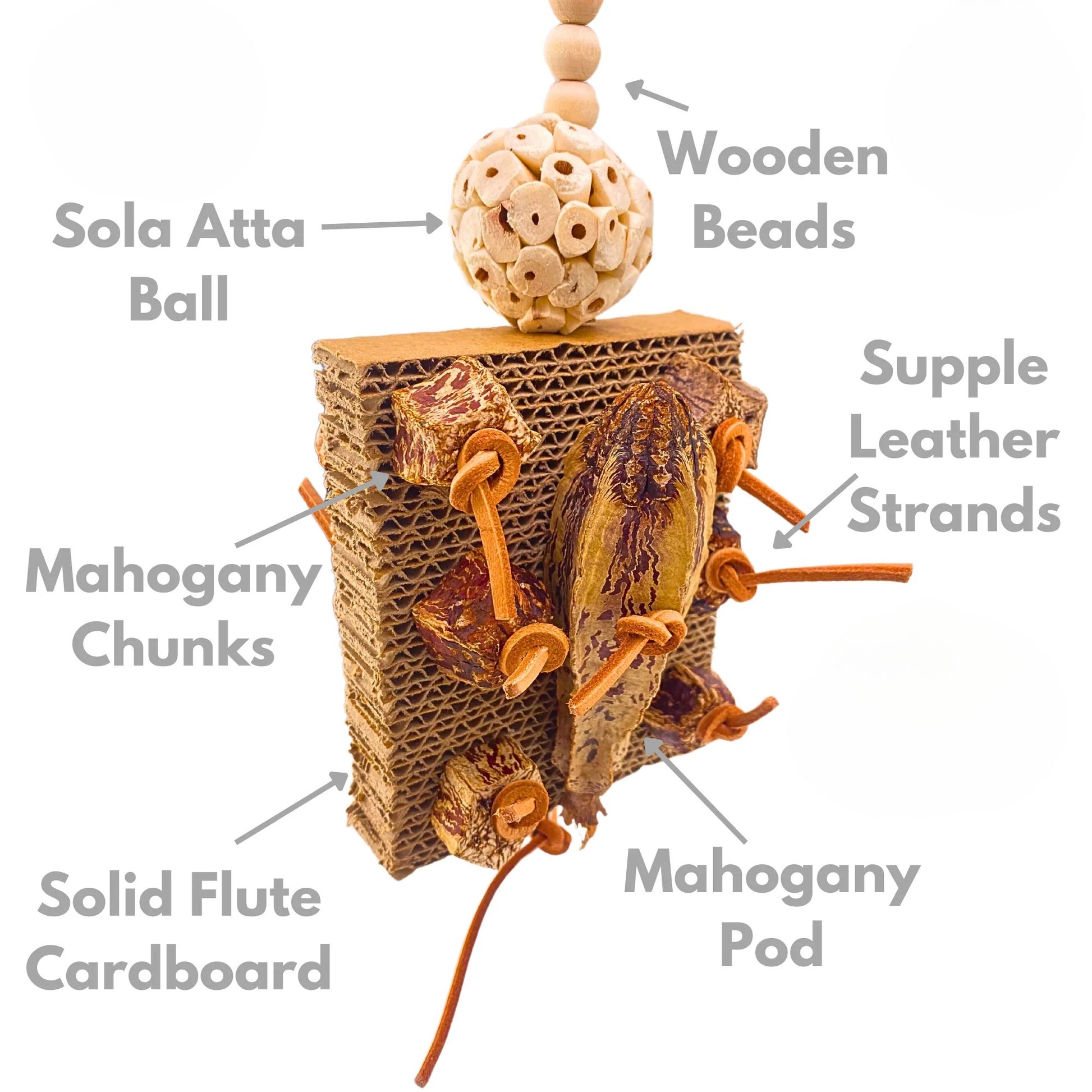 Mahogany Forage Block Toy image 1