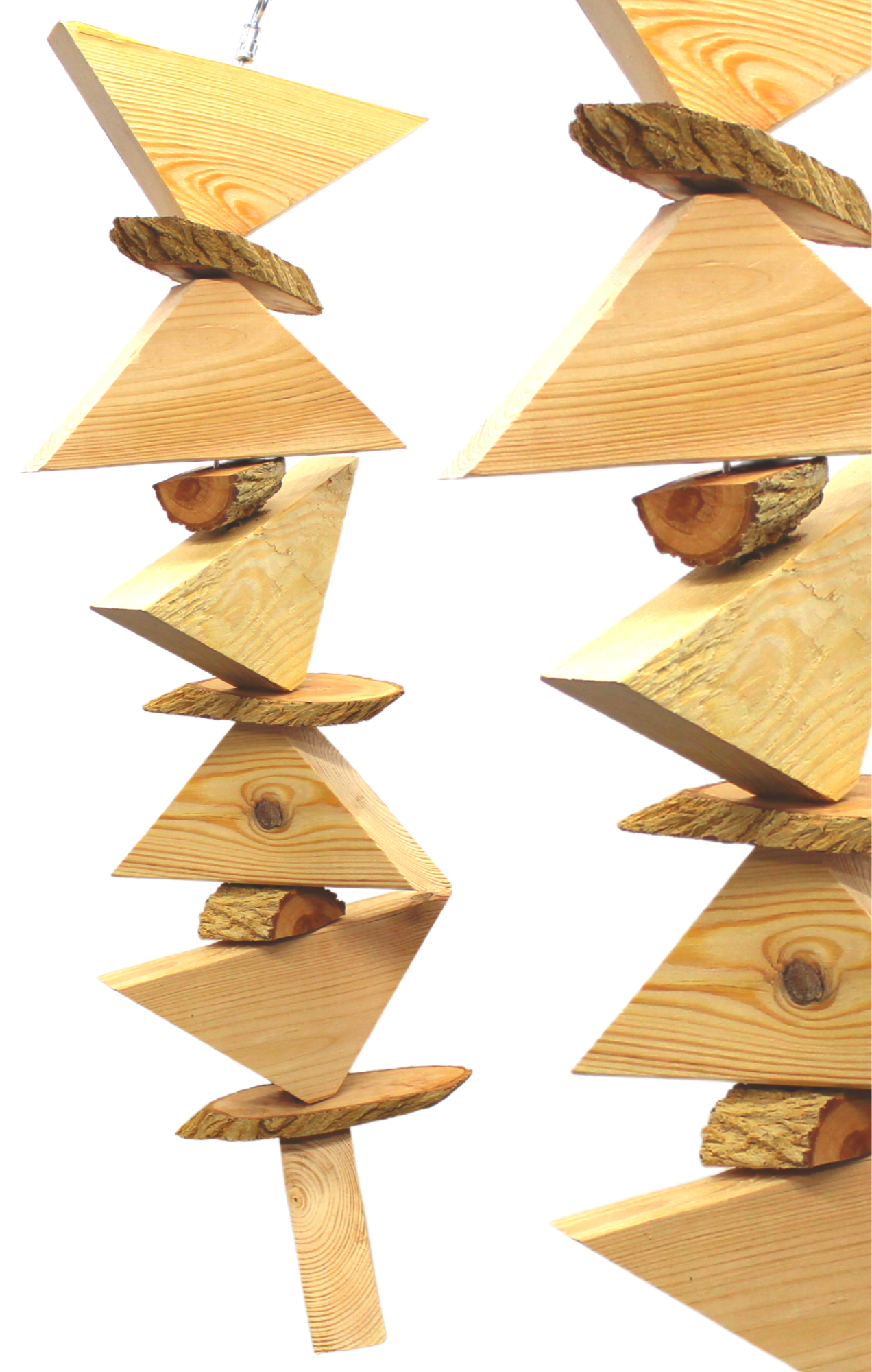 Natural Chunky V Tower Toy image 0