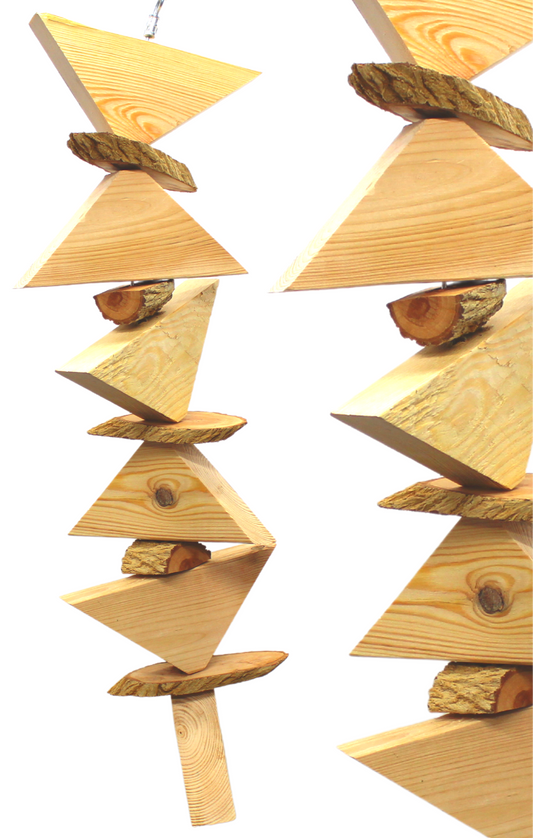 Natural Chunky V Tower Toy image 0