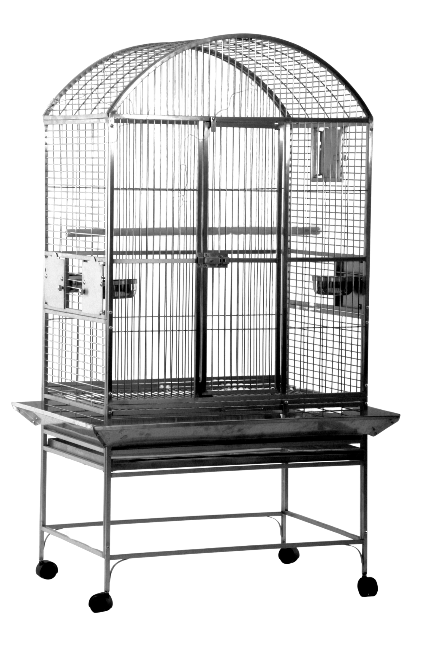 DomeTop Stainless Steel Parrot Cage image 0