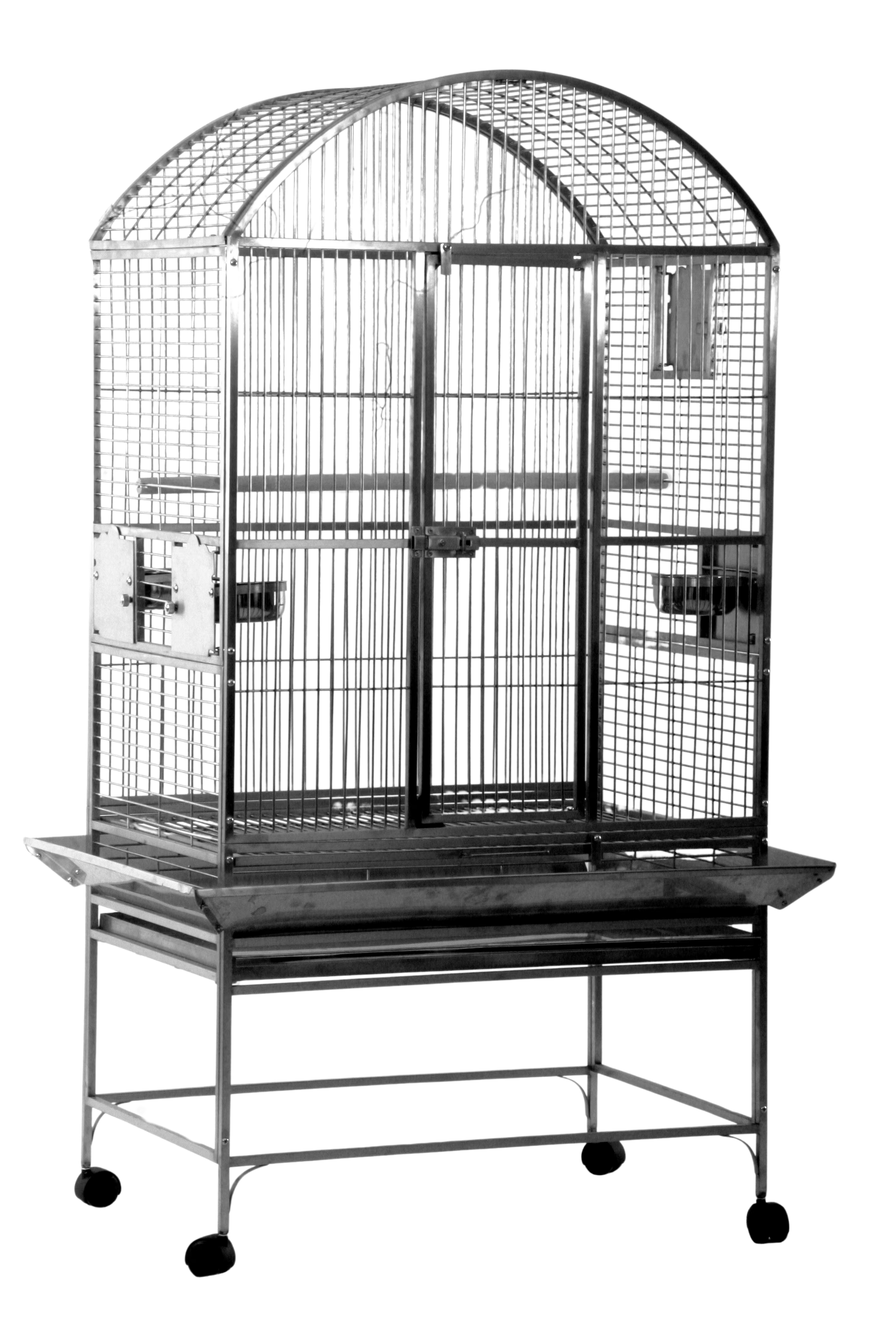 DomeTop Stainless Steel Parrot Cage image 0