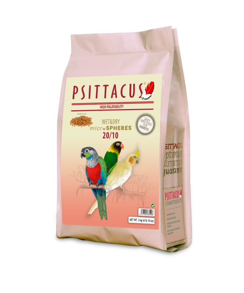 Psittacus Wet & Dry Microspheres 20/10 Breeding image 1