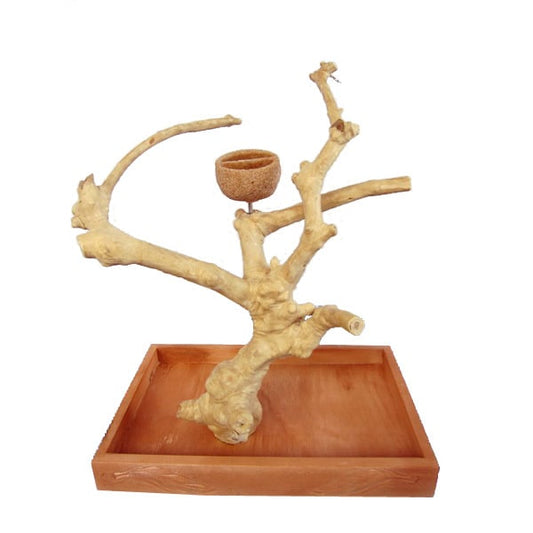 Java Wood Table Top Play Stand - Small image 0